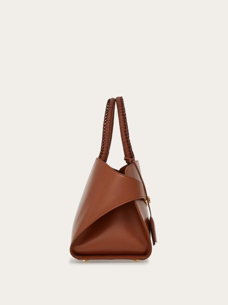 Ferragamo | Women's Hug Handbag - Cognac