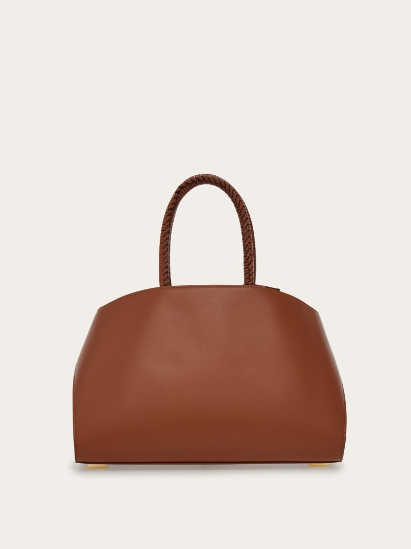 Ferragamo | Women's Hug Handbag - Cognac
