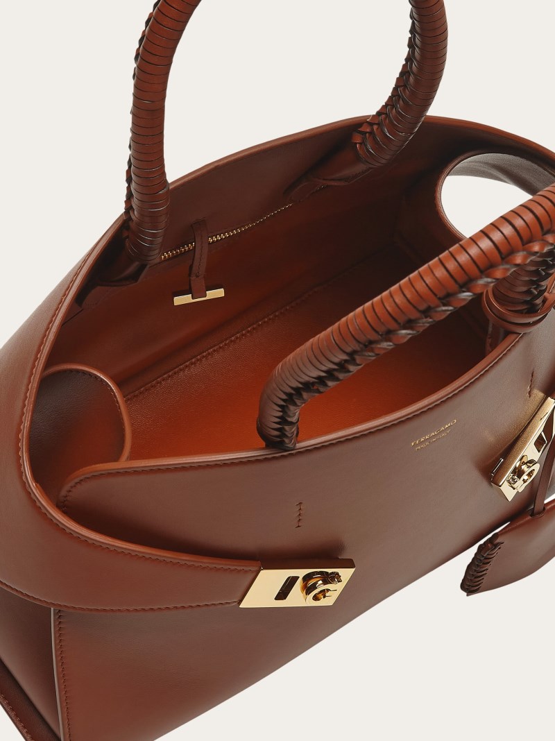 Ferragamo | Women's Hug Handbag - Cognac