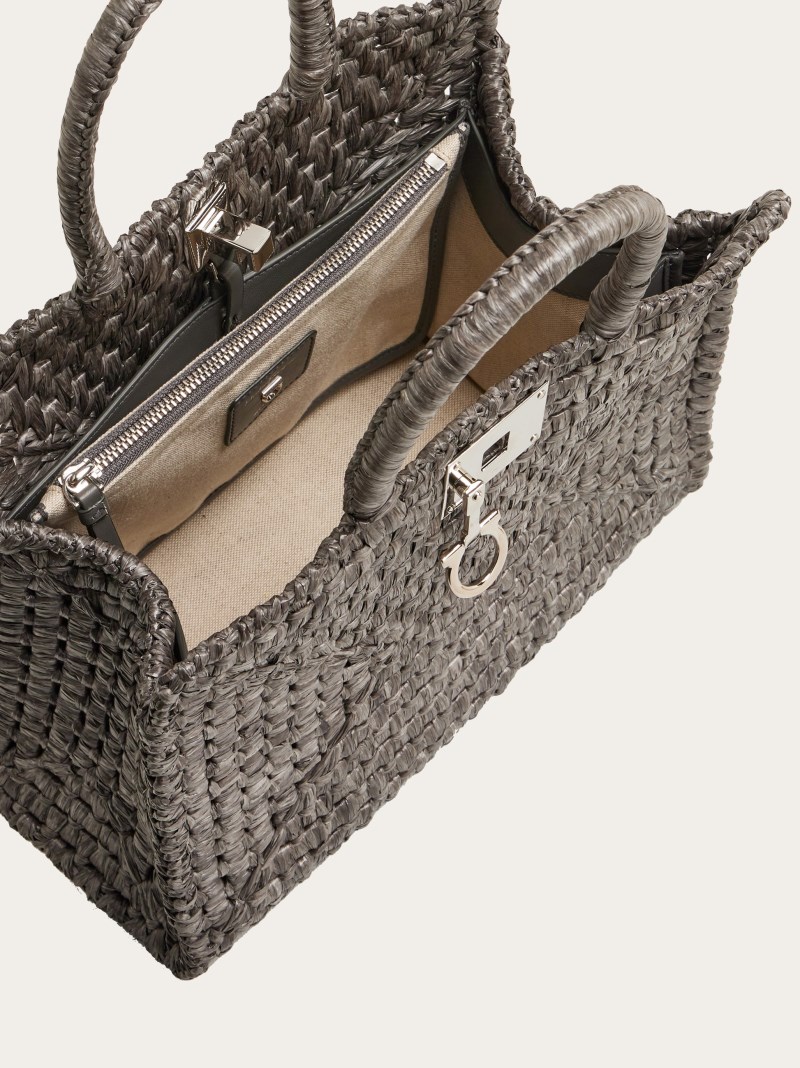 Ferragamo | Women's Studio Box Bag - Anthracite