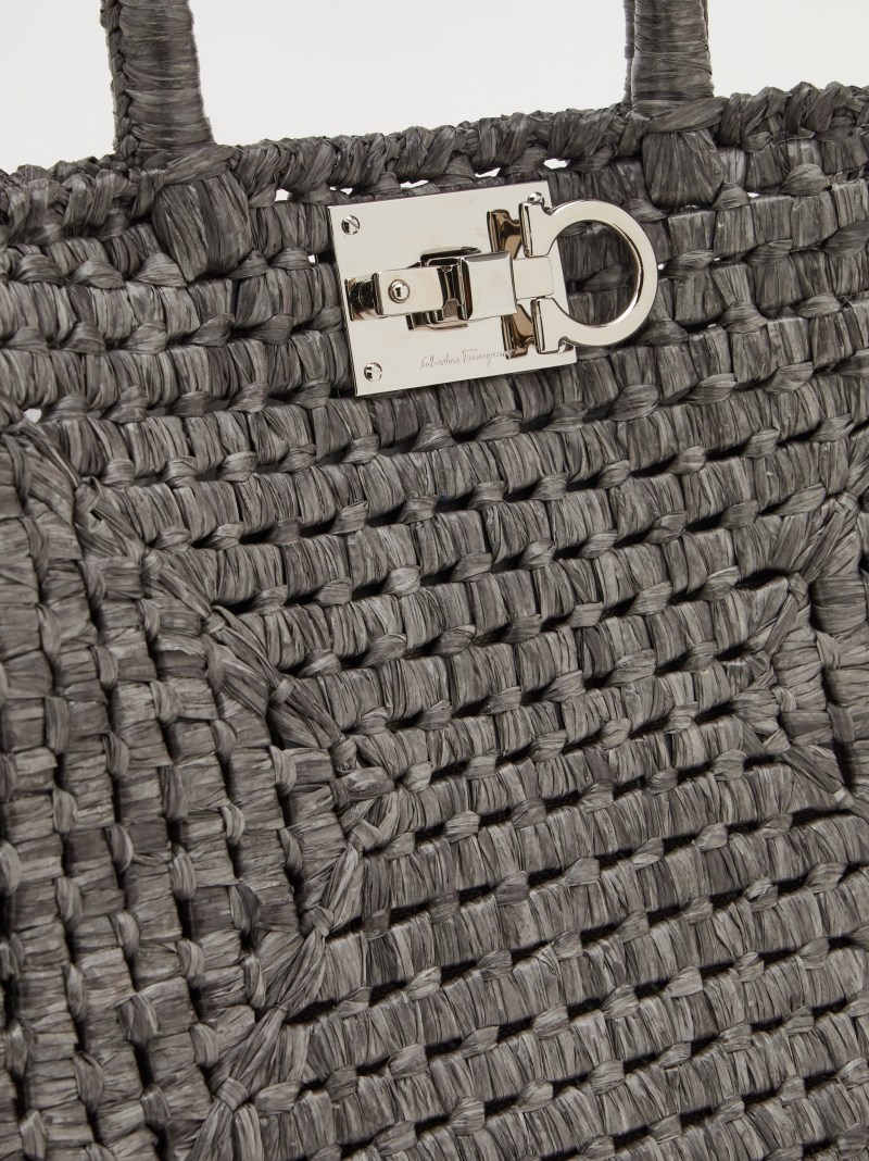Ferragamo | Women's Studio Box Bag - Anthracite