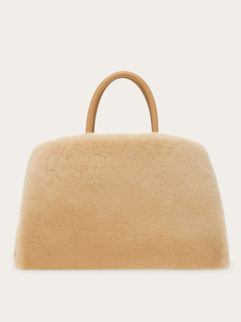 Ferragamo | Women's Hug Handbag - Natural Nude