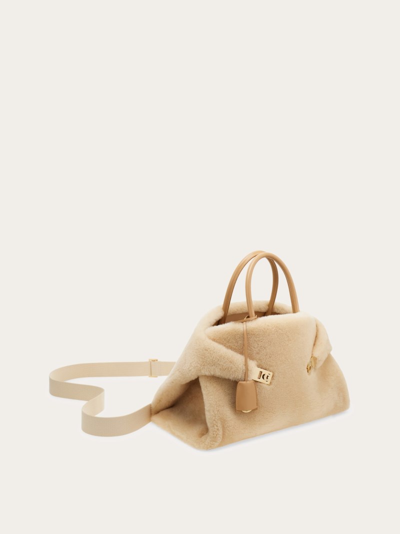 Ferragamo | Women's Hug Handbag - Natural Nude