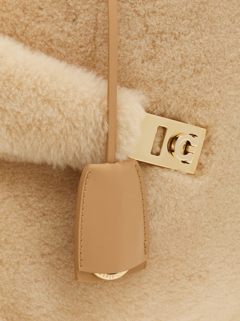 Ferragamo | Women's Hug Handbag - Natural Nude