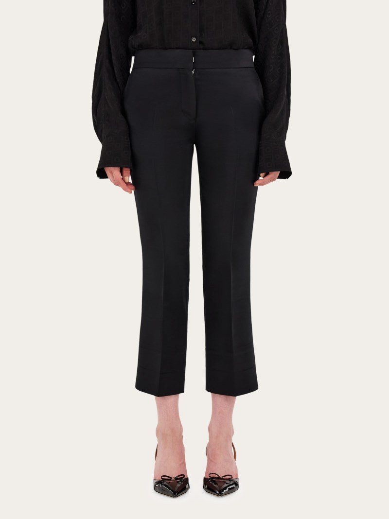 Ferragamo | Women's Kick Flare Trouser - Black