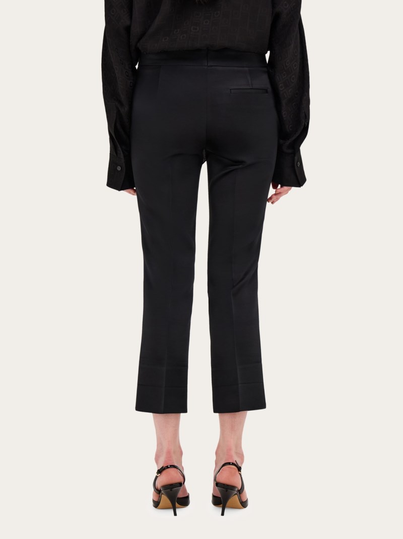 Ferragamo | Women's Kick Flare Trouser - Black