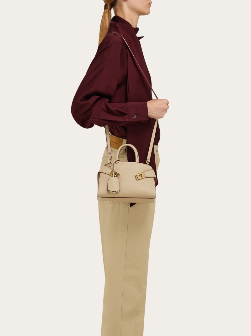 Ferragamo | Women's Hug Handbag - Stone