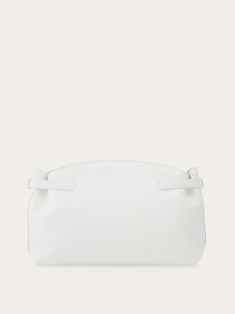 Ferragamo | Women's Hug Soft Crossbody Bag - Optic White