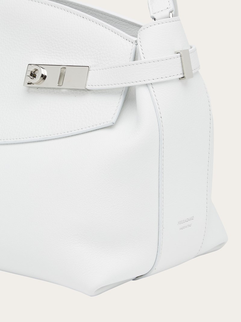 Ferragamo | Women's Hug Soft Crossbody Bag - Optic White