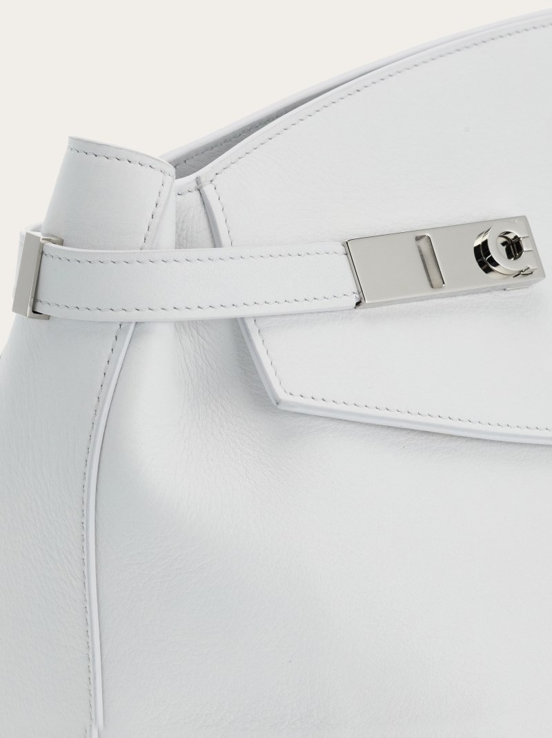 Ferragamo | Women's Hug Soft Crossbody Bag - Optic White