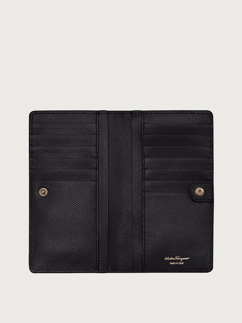 Ferragamo | Women's Gancini Continental Wallet - Black
