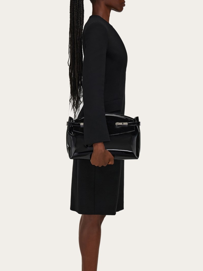 Ferragamo | Women's Hug Soft Crossbody Bag - Black