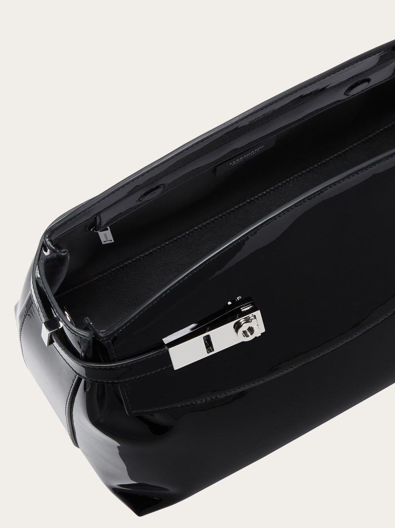 Ferragamo | Women's Hug Soft Crossbody Bag - Black