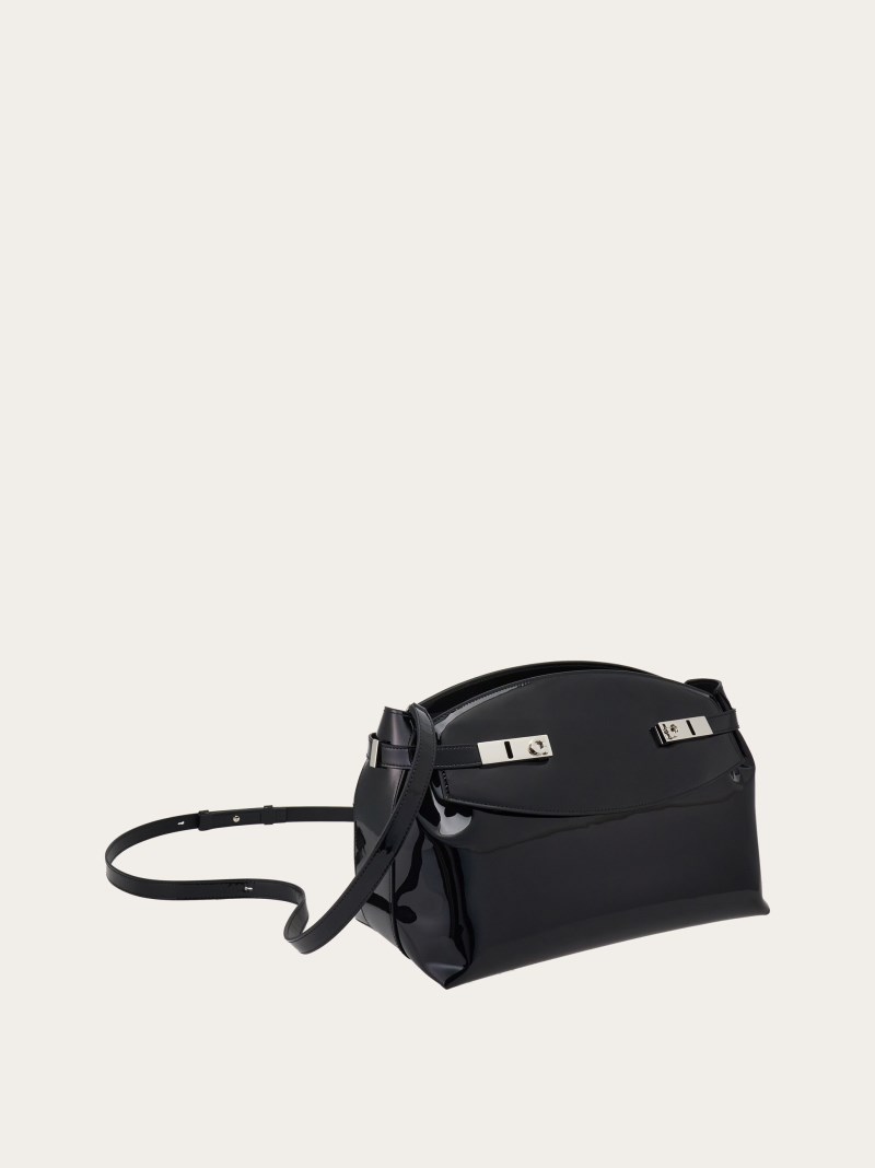 Ferragamo | Women's Hug Soft Crossbody Bag - Black