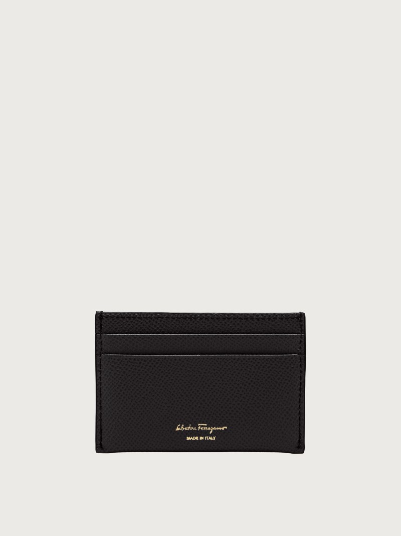 Ferragamo | Women's Gancini Credit Card Holder - Black