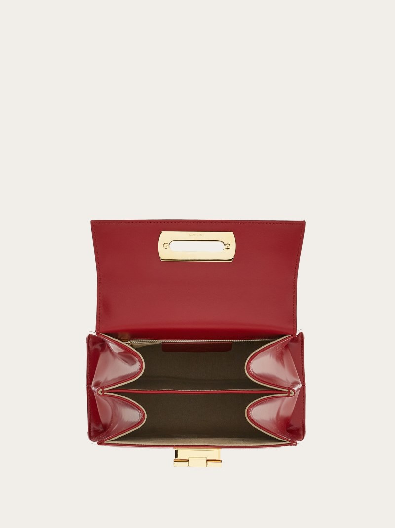 Ferragamo | Women's Iconic Top Handle - Winter Red