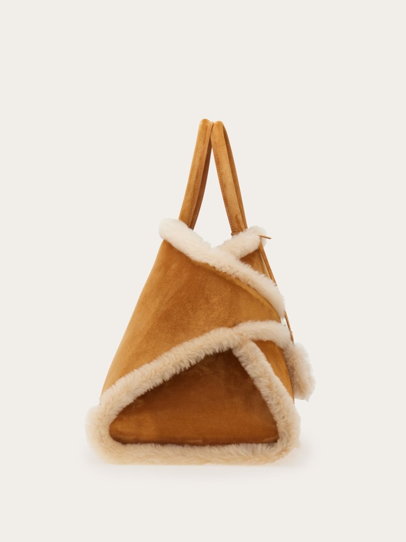 Ferragamo | Women's Hug Handbag - Natural Nude