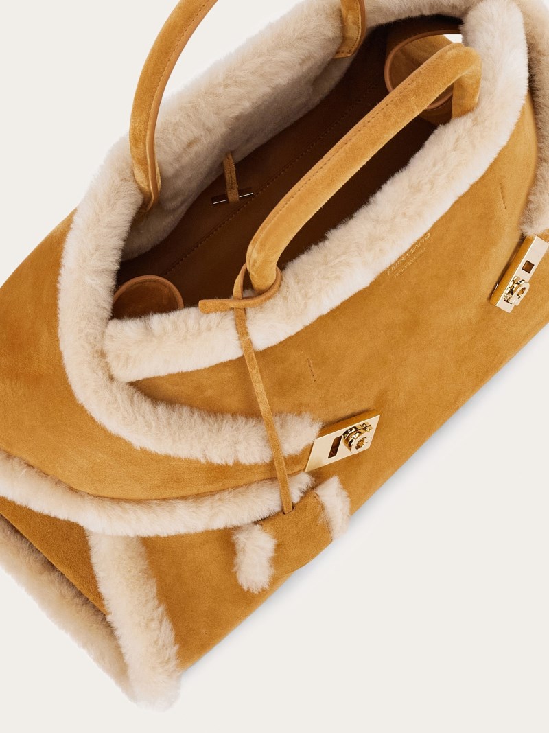 Ferragamo | Women's Hug Handbag - Natural Nude