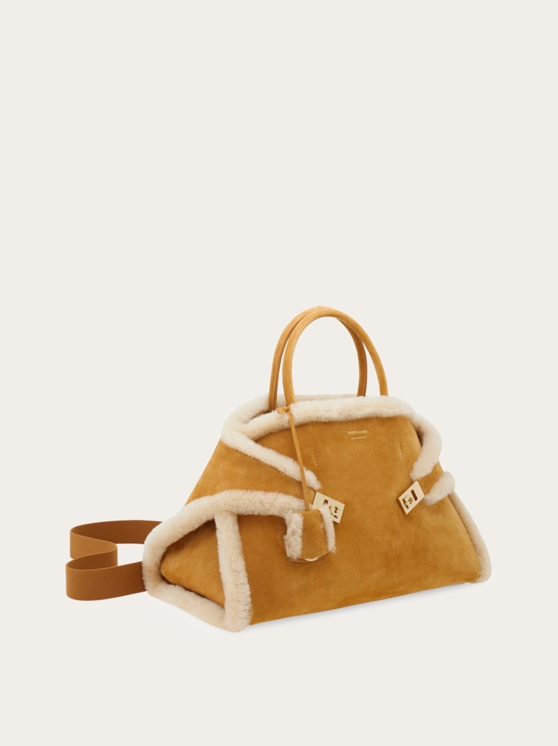 Ferragamo | Women's Hug Handbag - Natural Nude