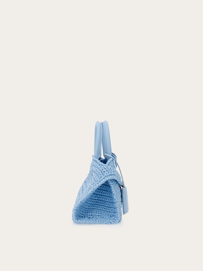 Ferragamo | Women's Hug Handbag - Sky Blue
