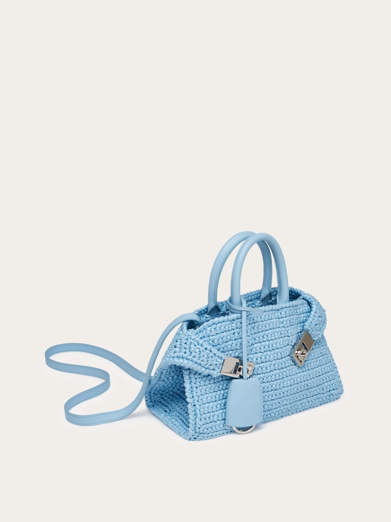 Ferragamo | Women's Hug Handbag - Sky Blue