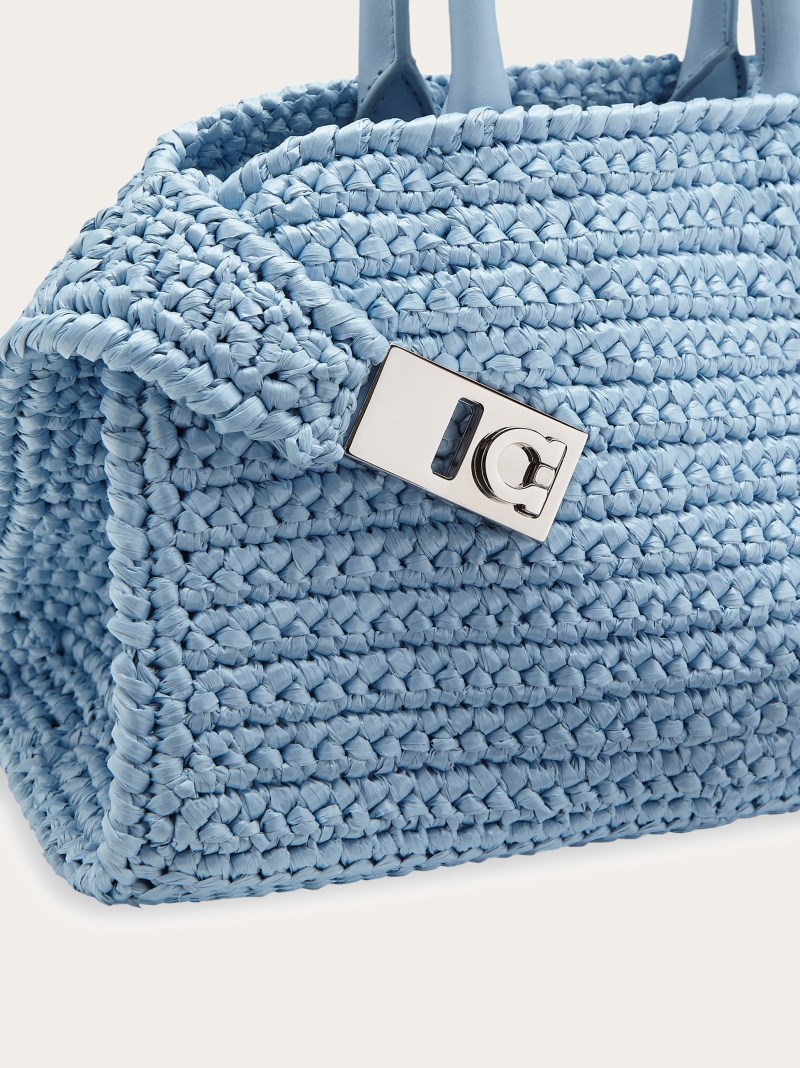 Ferragamo | Women's Hug Handbag - Sky Blue