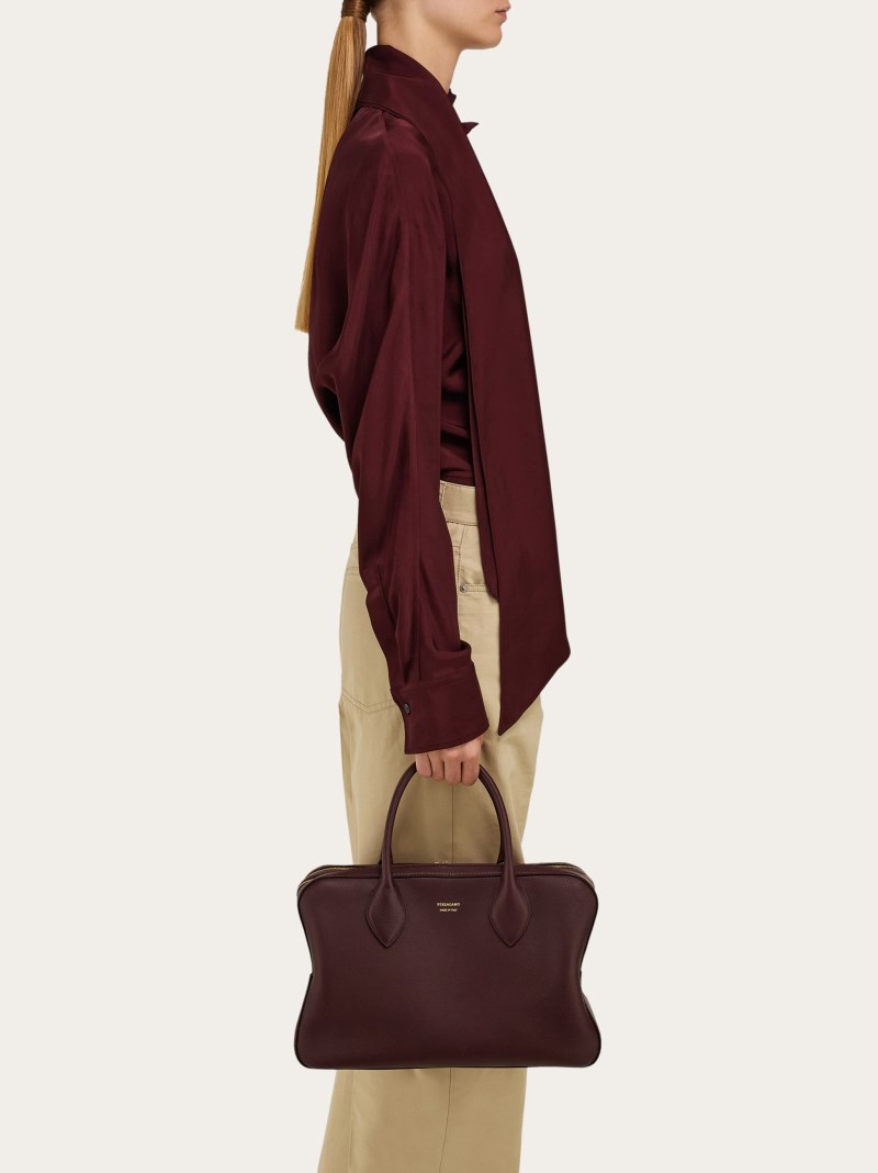 Ferragamo | Women's Handbag - Dark Barolo