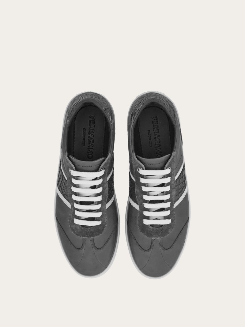 Ferragamo | Men's Low Top Sneaker - Stromboli Sand
