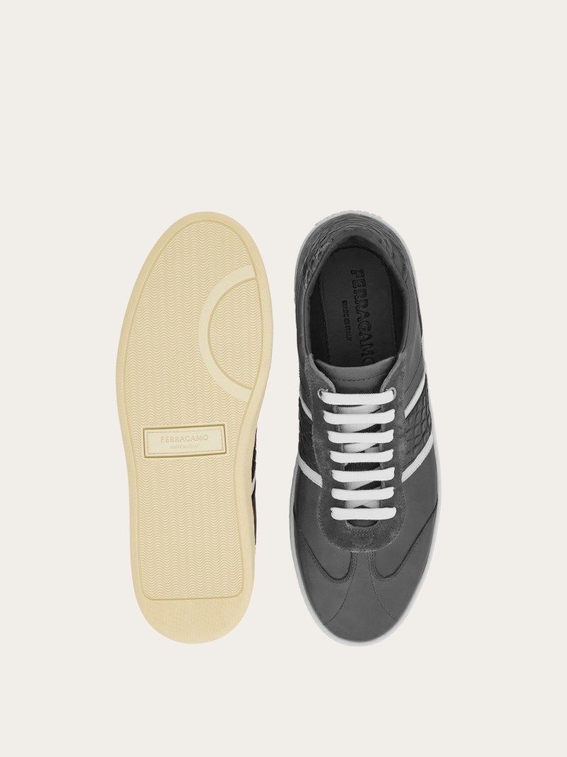 Ferragamo | Men's Low Top Sneaker - Stromboli Sand
