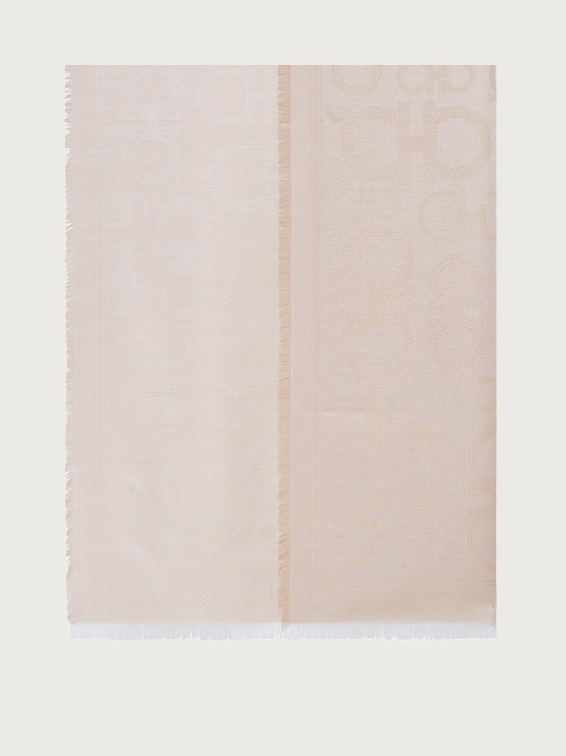 Ferragamo | Women's Gancini Stole - Natural