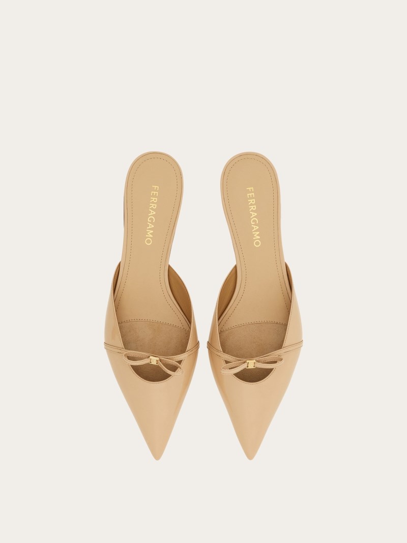 Ferragamo | Women's Mini Bow Mule - Nude