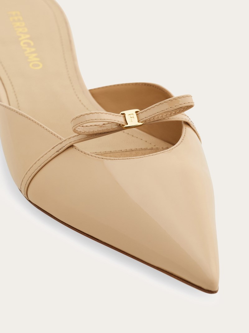 Ferragamo | Women's Mini Bow Mule - Nude