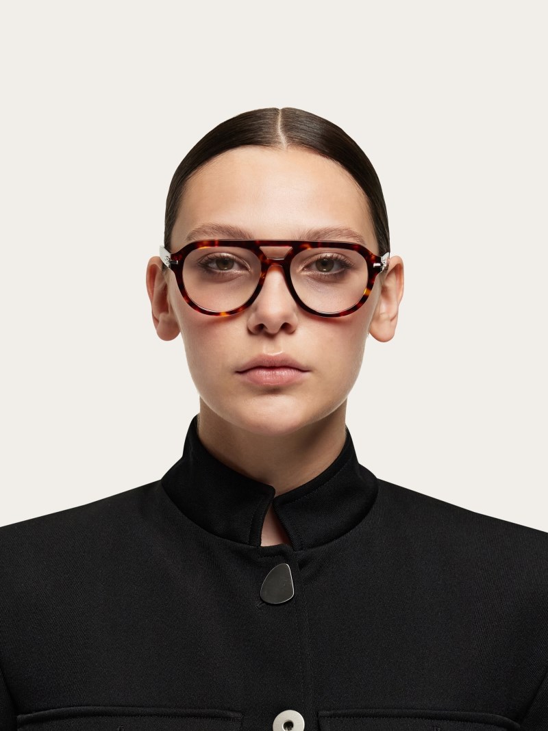 Ferragamo | Men's Optical Glasses - Tortoise