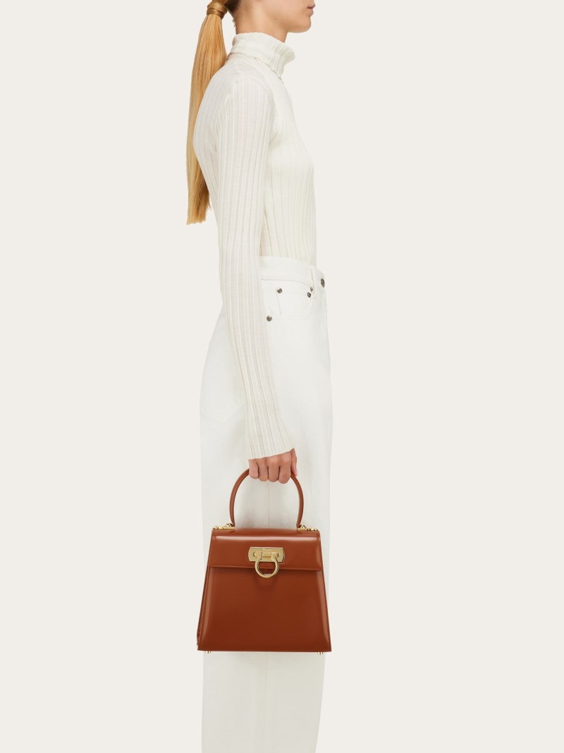 Ferragamo | Women's Iconic Top Handle - Tan