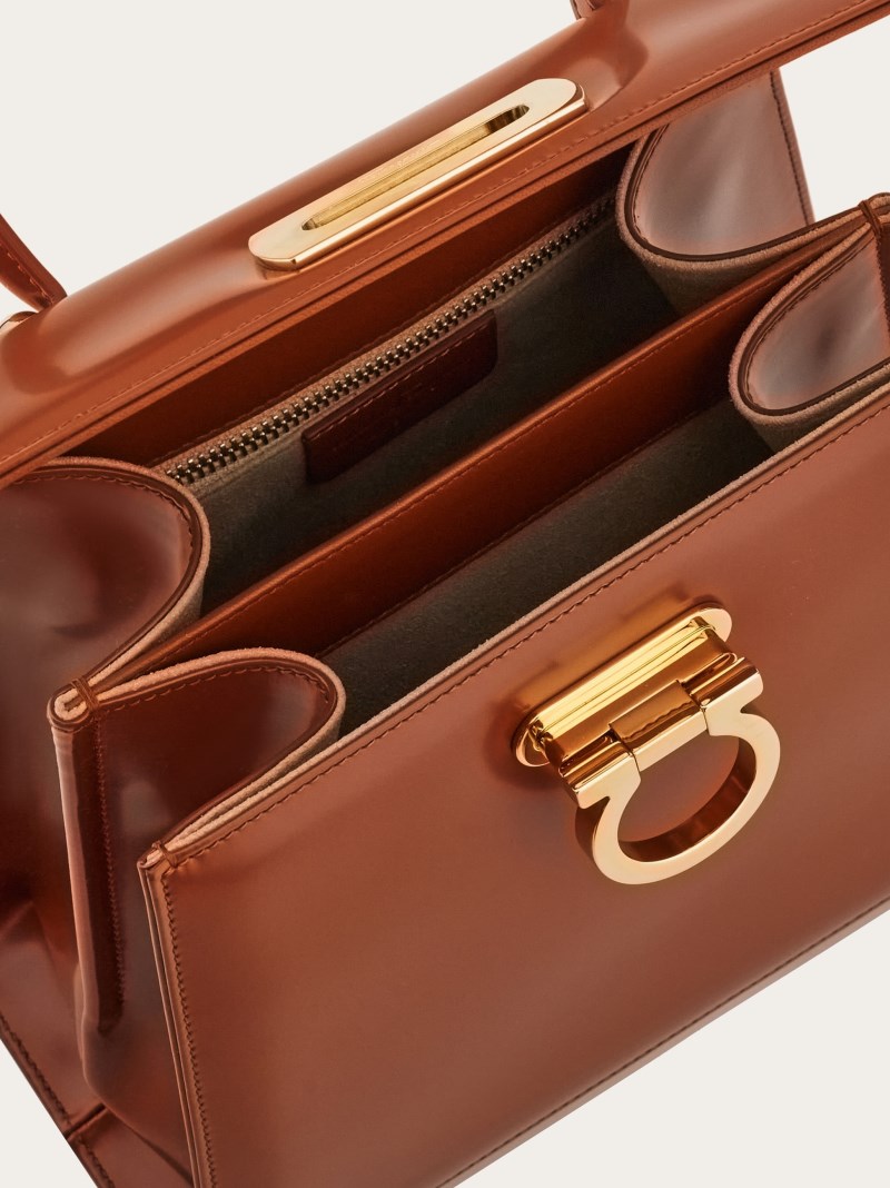 Ferragamo | Women's Iconic Top Handle - Tan