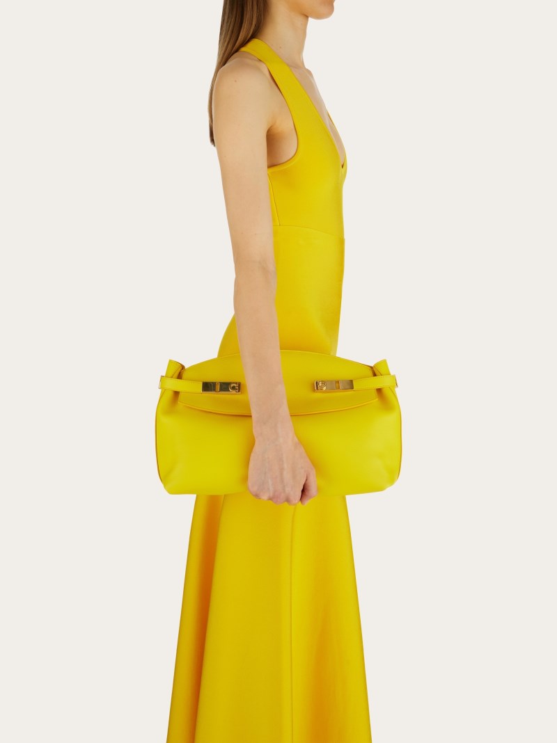 Ferragamo | Women's Hug Soft Crossbody Bag - Yellow