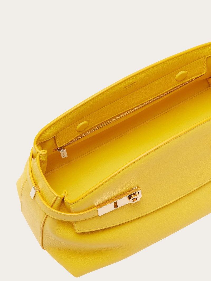Ferragamo | Women's Hug Soft Crossbody Bag - Yellow