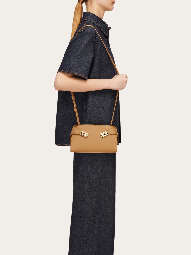 Ferragamo | Women's Hug Mini Crossbody Bag - Light Camel