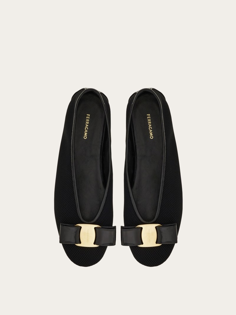 Ferragamo | Women's Vara Bow Ballet Flat - Black