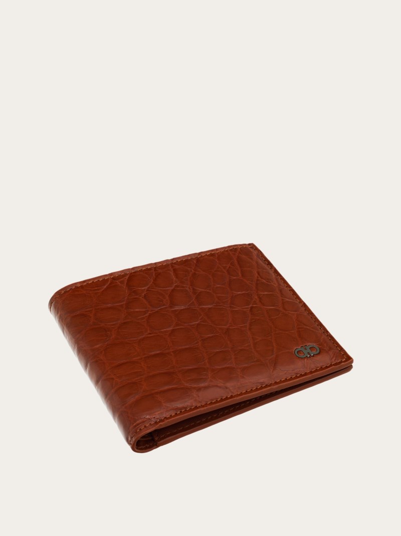Ferragamo | Men's Gancini Wallet - Mogensen Brown