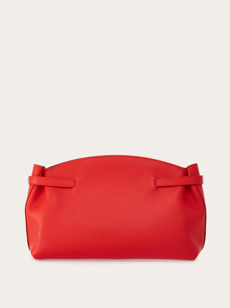 Ferragamo | Women's Hug Soft Crossbody Bag - Flame Red