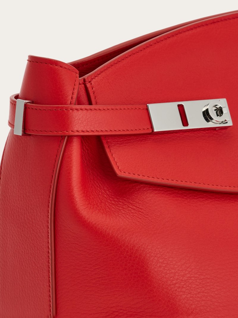Ferragamo | Women's Hug Soft Crossbody Bag - Flame Red