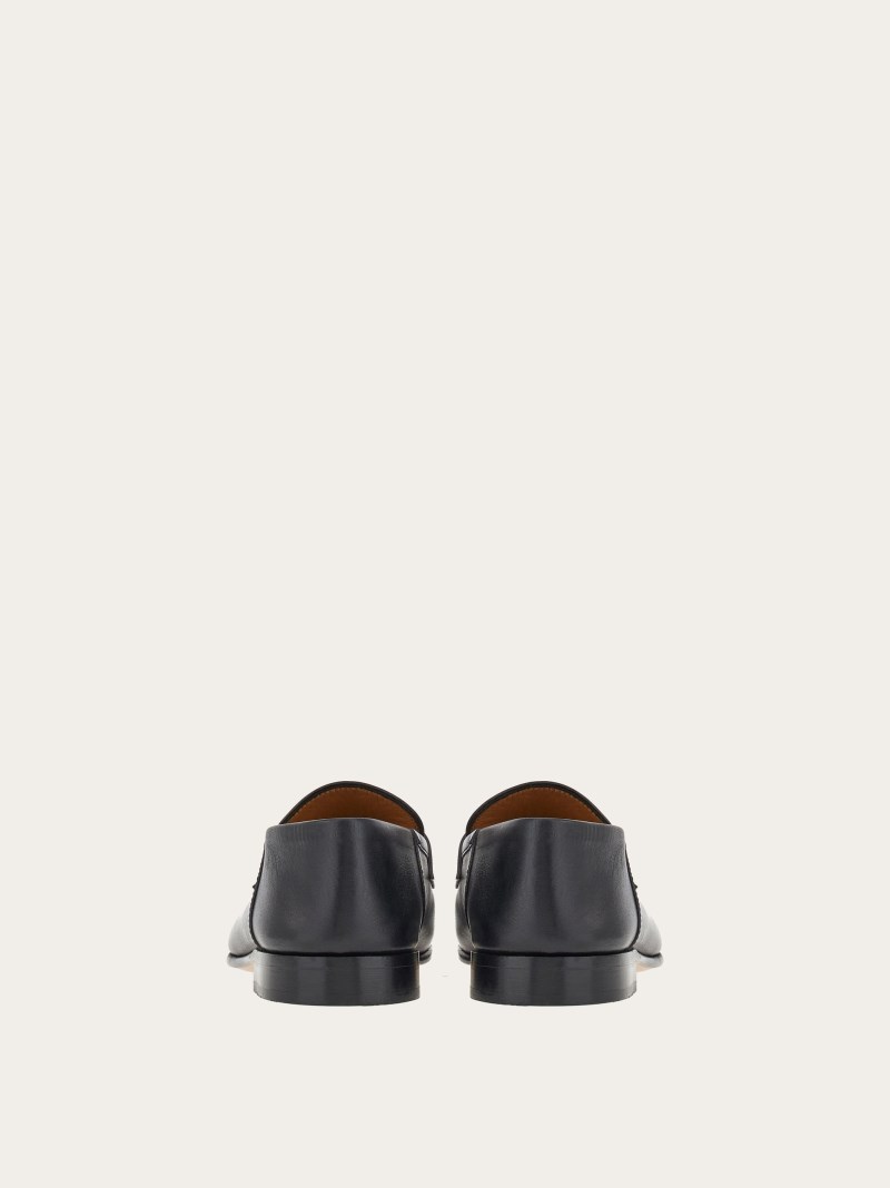 Ferragamo | Women's Mule Loafer With Gancini Ornament - Black