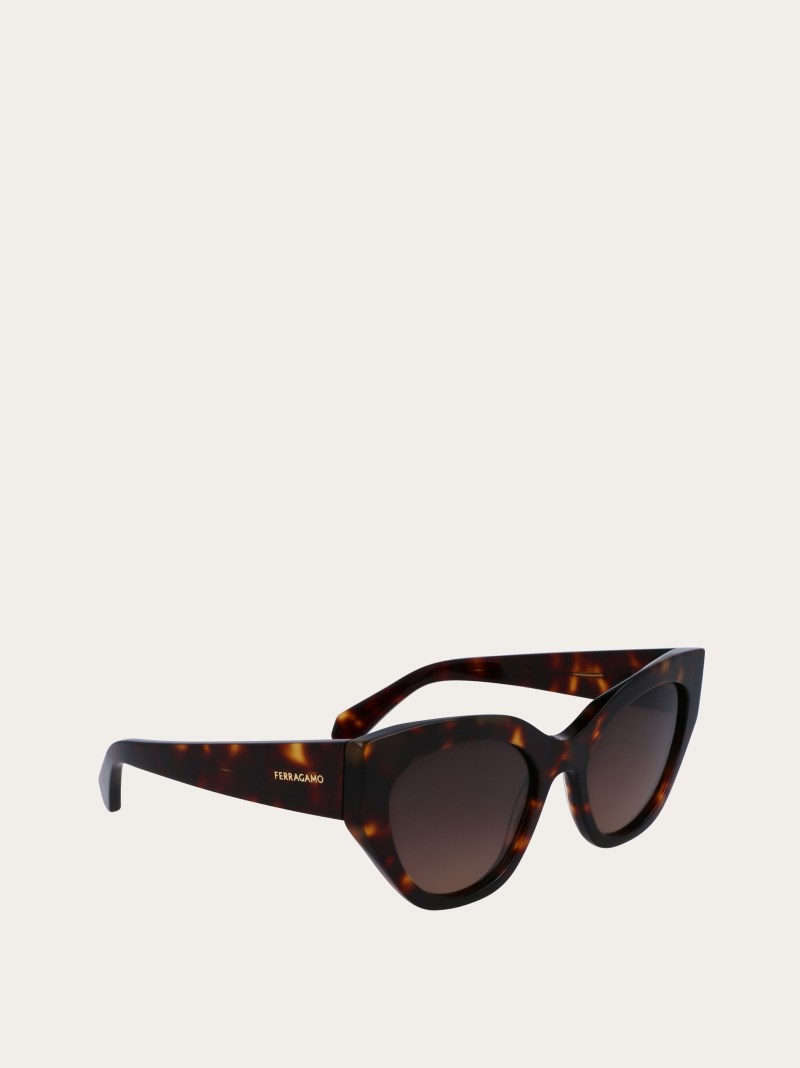 Ferragamo | Women's Sunglasses - Dark Tortoise