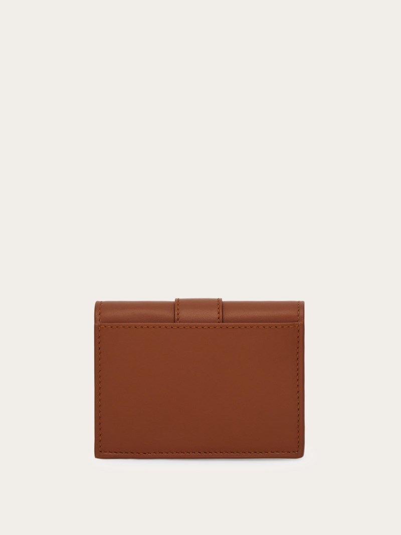Ferragamo | Women's Hug Compact Wallet - Cognac