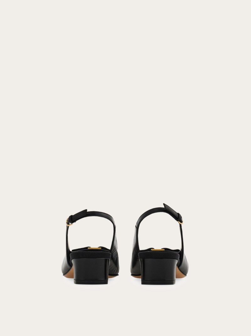 Ferragamo | Women's Iconic Bow Slingback - Black