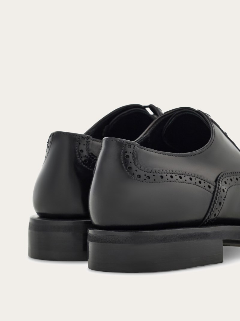 Ferragamo | Men's Tramezza Oxford Brogue - Black