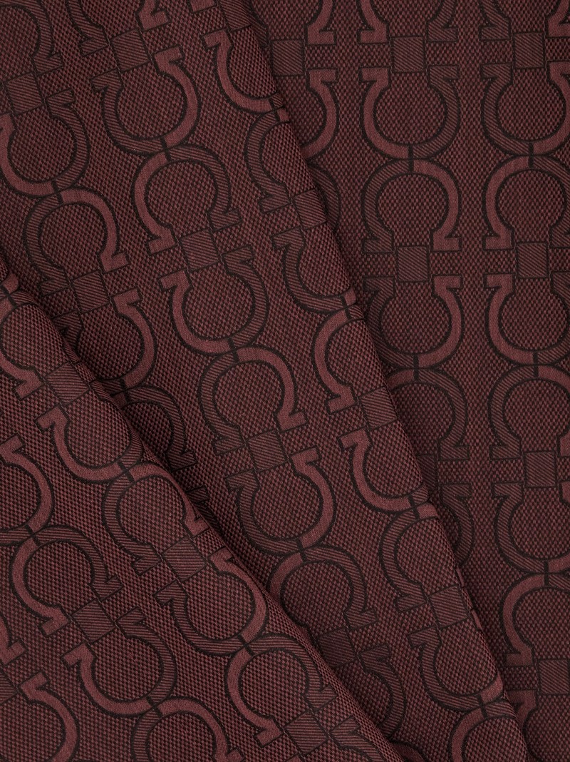 Ferragamo | Men's Silk And Cashmere Stole - Bordeaux