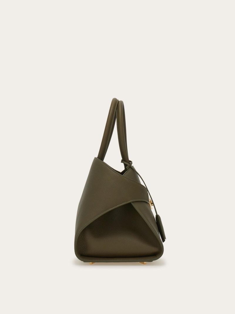 Ferragamo | Women's Hug Handbag - Olive Green