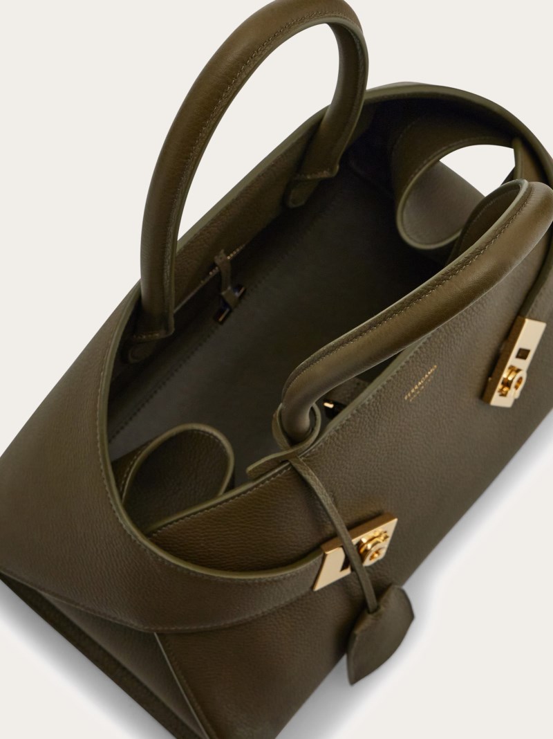Ferragamo | Women's Hug Handbag - Olive Green